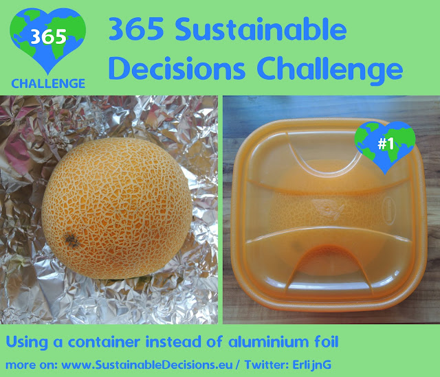 #1 - Using a container instead of aluminium foil, sustainable living, sustainability, climate action, reducing waste, saving money