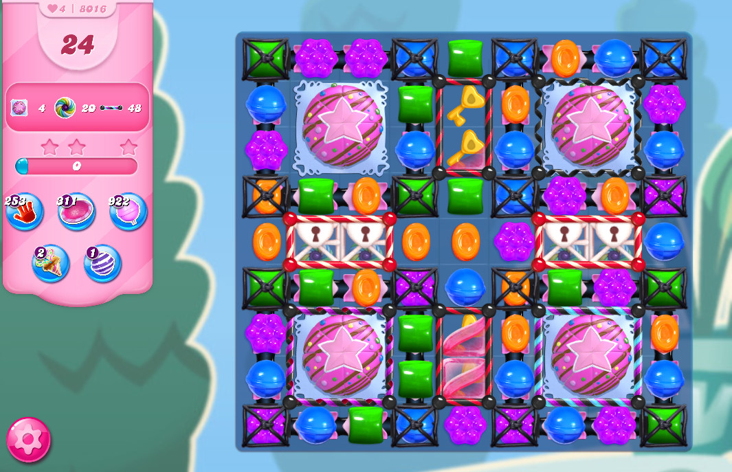 Candy Crush Saga level 8016