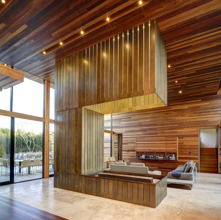 World of Architecture: Modern Wood House by Bates Masi 
