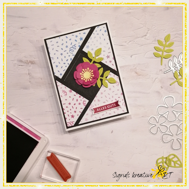 stampin up - karten basteln - stamping - handmade cards - papierblumen