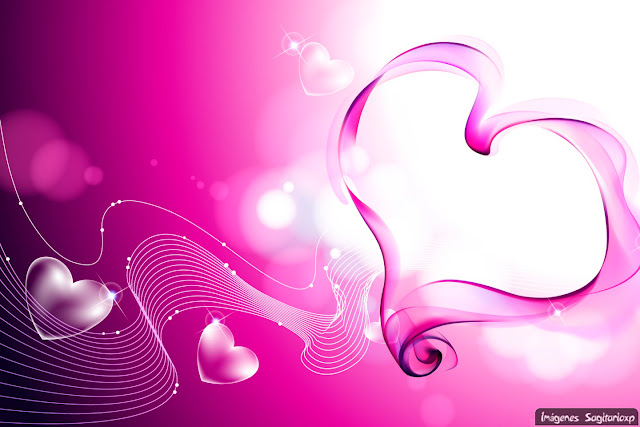 Corazón de humo rosa | Wallpaper