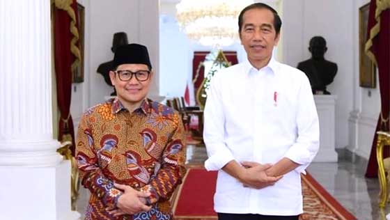 Abdul Muhaimin Iskandar bersama Jokowi