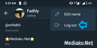 Cara Logout (Keluar) Dari Telegram