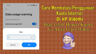 Tutorial Membatasi Penggunaan Kuota Internet Di HP Xiaomi