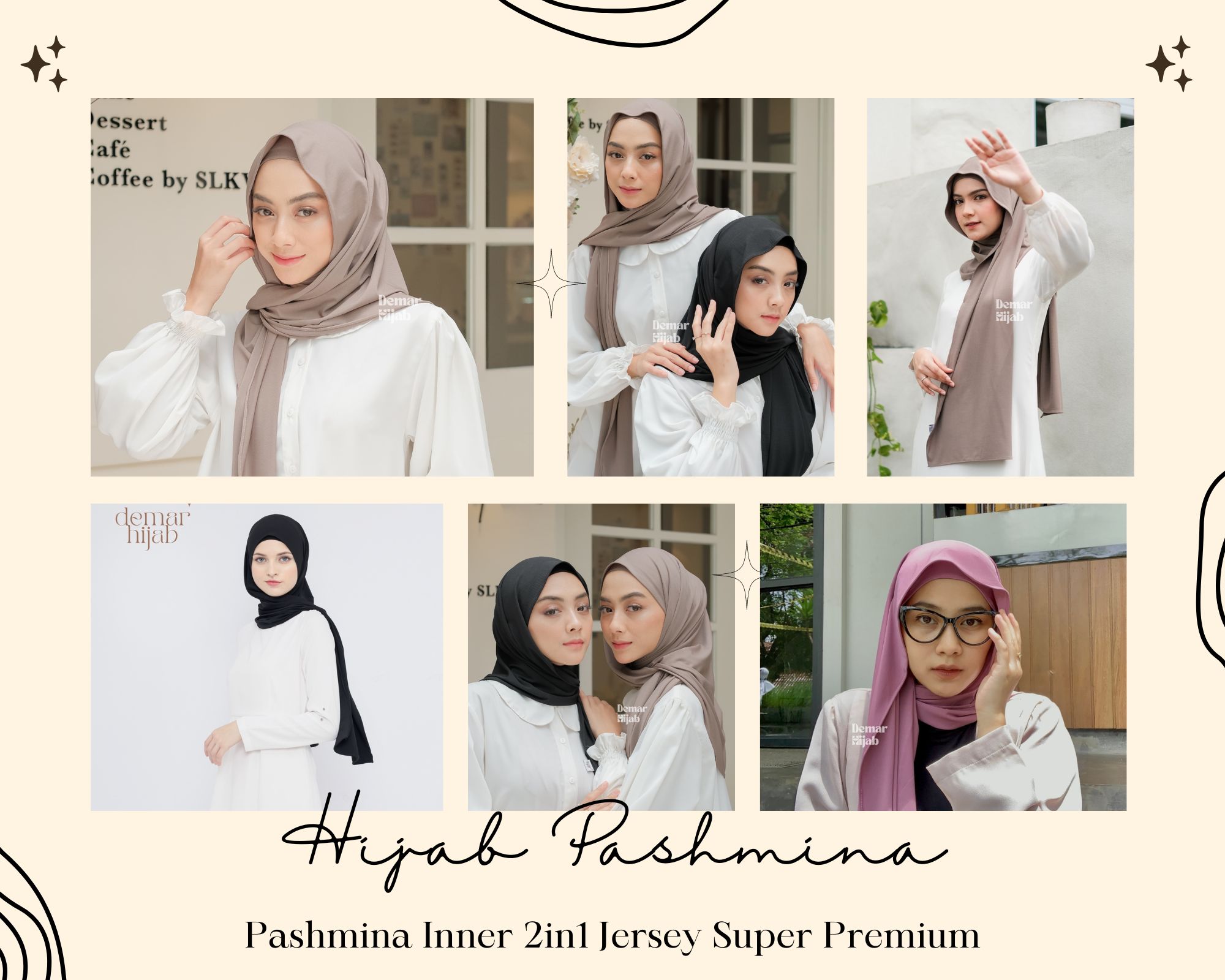 Koleksi Hijab Pashmina Minimalis