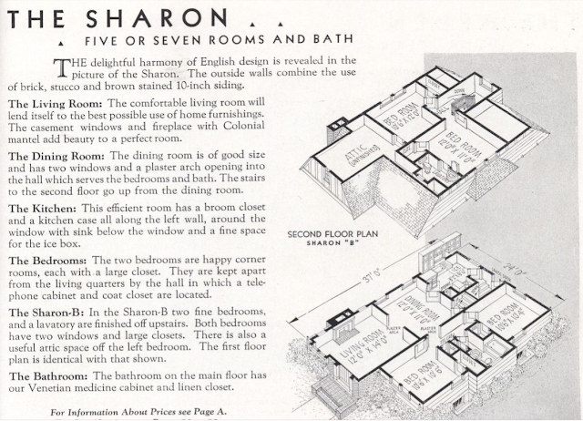 Gordon-Van Tine Sharon floor plan