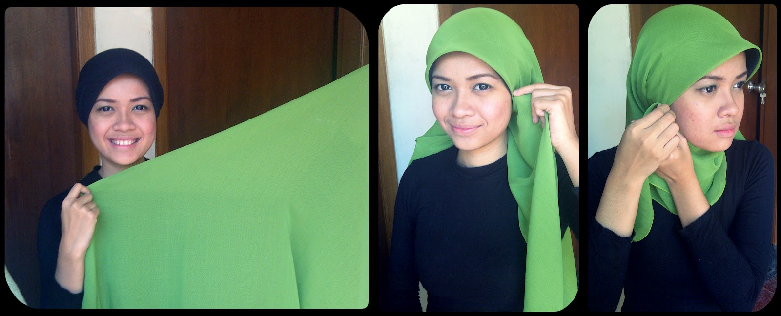 Hijabers Tutorial Sakinah Kreasi Jilbab Paris Cute Pink