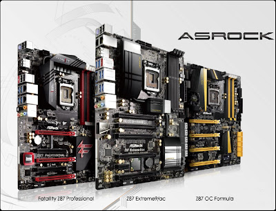 Lineup Motherboard ASRock Z87