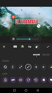 Cara edit video menambah efek judul atau teks kedalam video menggunakan aplikasi Inshot di Android