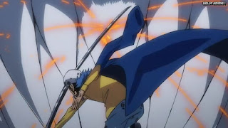 ワンピースアニメ 1017話 トラファルガー・ロー かっこいい トラ男 Trafalgar Law | ONE PIECE Episode 1017