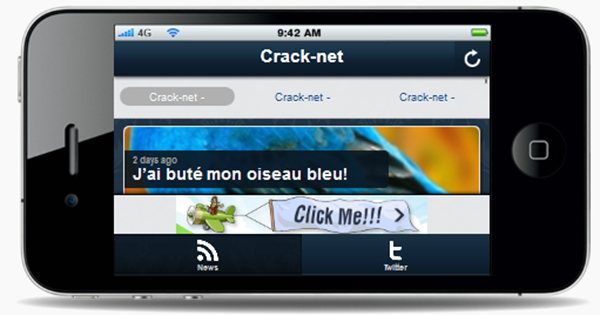 Créer gratuitement* une application mobile
