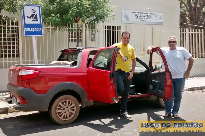 Carro roubado em Brasilia-DF é apreendido pela Polícia Civil e Guarda Municipal em Cocal