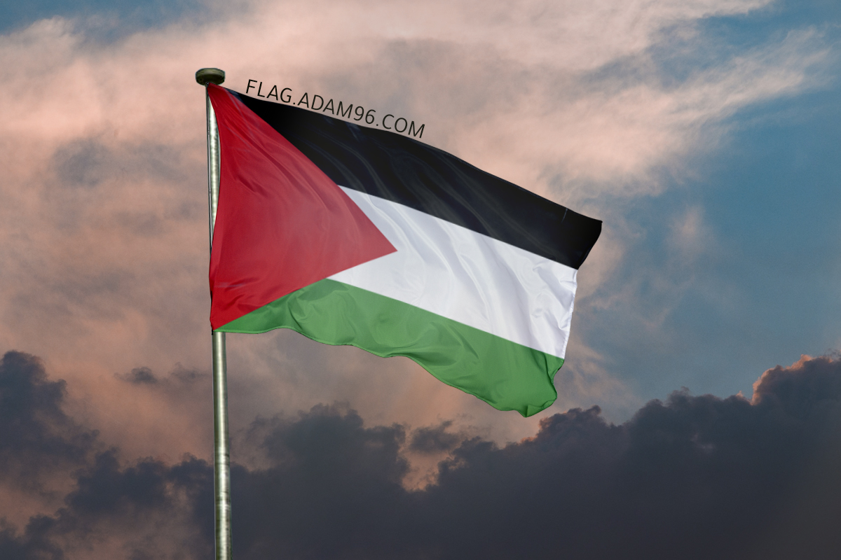 اجمل خلفية علم فلسطين يرفرف في السماء خلفيات علم فلسطين 2021
