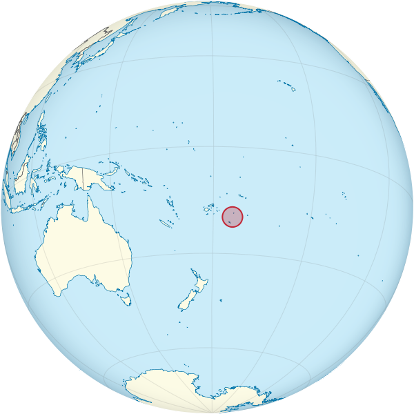 Letak negara Tonga