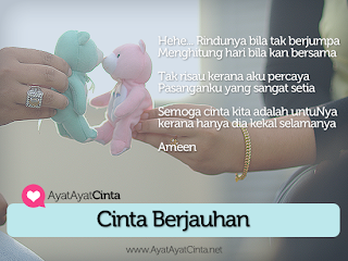 Cinta buat si gadis: MENYEMAI RASA CINTA TIKA BERJAUHAN 