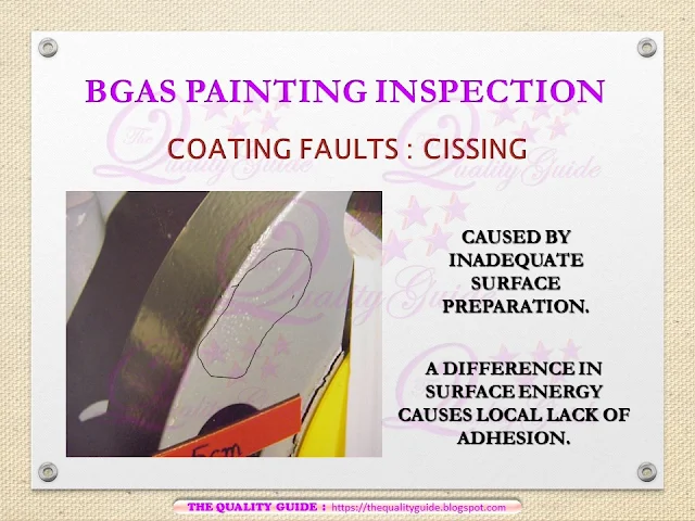 Paint faults cissing bgas, cswip, nace level 1 and nace level 2 cathodic protection testing 