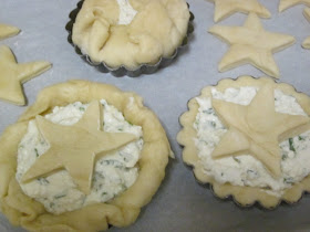 Light Goat Cheese and Herb Tart