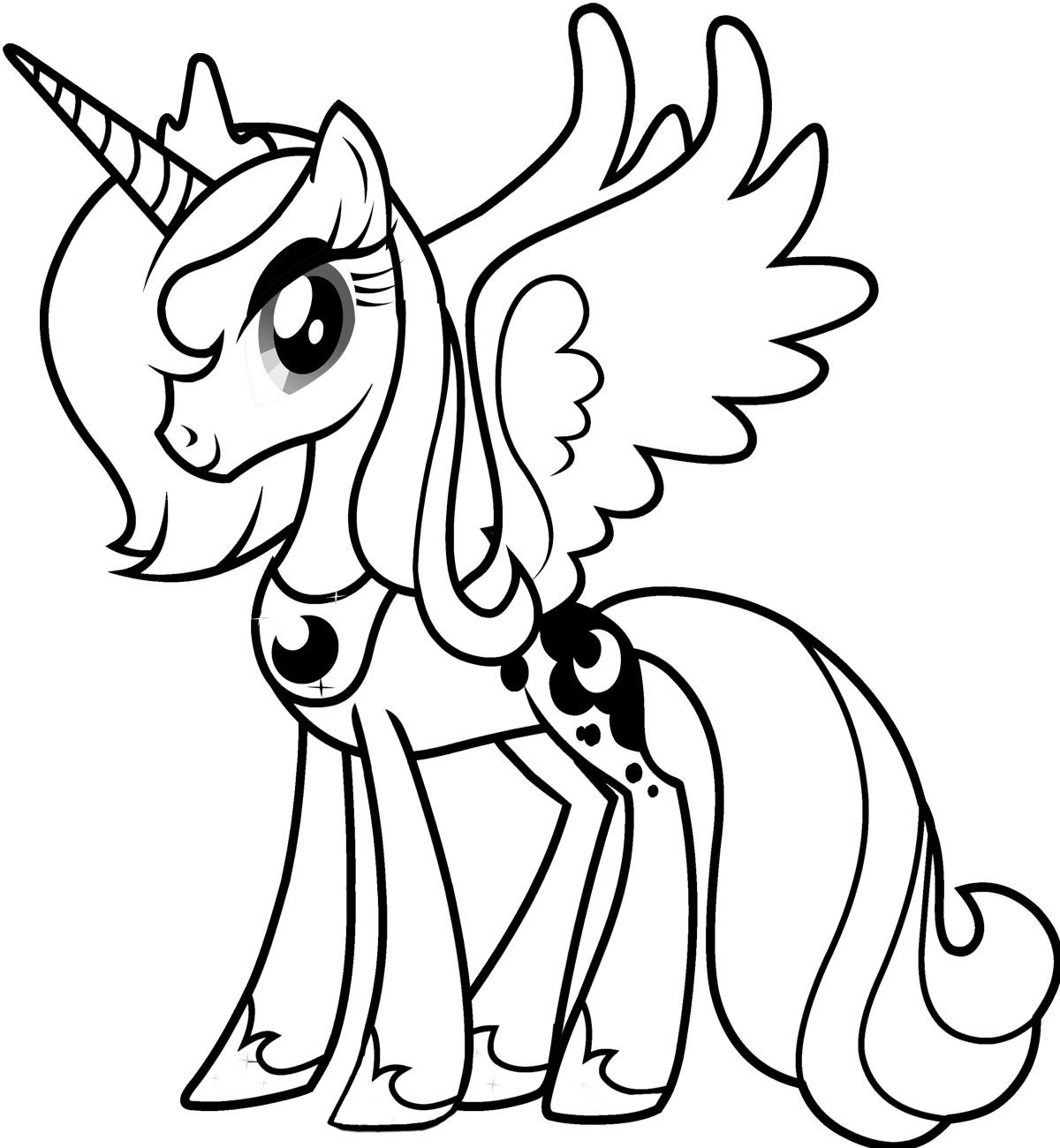 desenhos para colorir o meu pequeno ponei my little pony 2