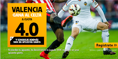 betfair Valencia gana Celta supercuota 4 liga 17 mayo
