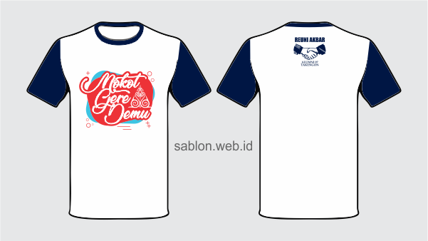  Sablon  Kaos  Reuni Sekolah SMP SMA Gratis Desain Sablon  