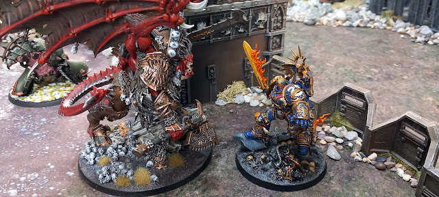 Winters SEO battle report - Warhammer 40k - 9th Edition - 3000pts - Magnus the Red, Mortarion and Angron vs Roboute Guilliman and Lion El'Jonson