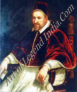 Pope Paul V, St Peter's Basilica was completed during the pontificate of Camillo Borghese (1605-1621). His lavish expenditure on building projects, artworks and his family increased papal debt. 