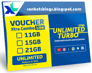 Daftar Paket XL Xtra Unlimited TURBO Terbaru 2020