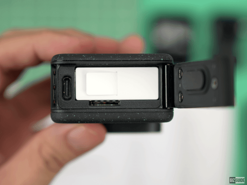 GoPro HERO12 Black's battery chamber