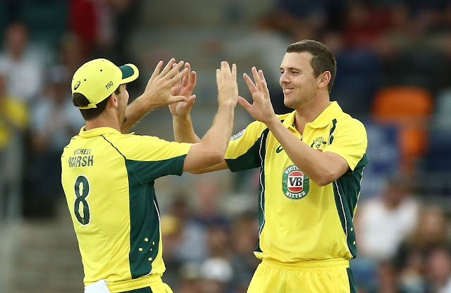 Josh Hazlewood Australia vs New Zealand Canberra Chappell-Hadlee trophy