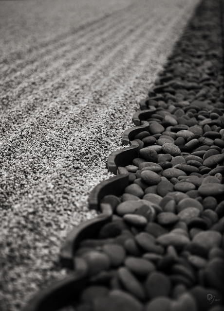 Japanese Zen Garden, Closeup