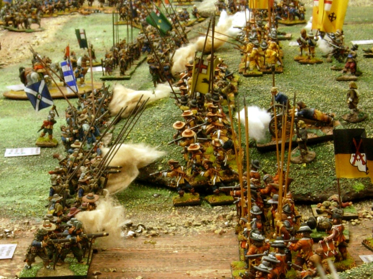 war civil units english the fought in Battle of First the English Naseby during Civil War