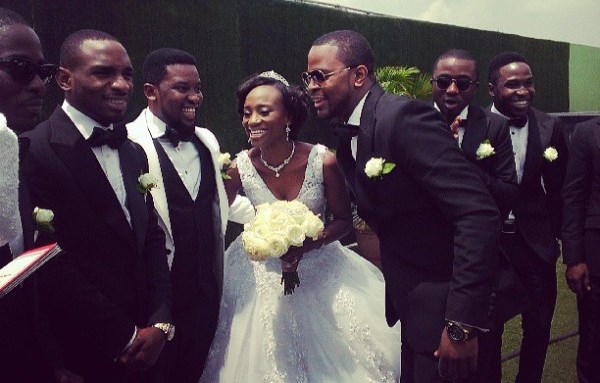 First  Church Wedding Photos Of Dotun And Taiwo Oyebanjo