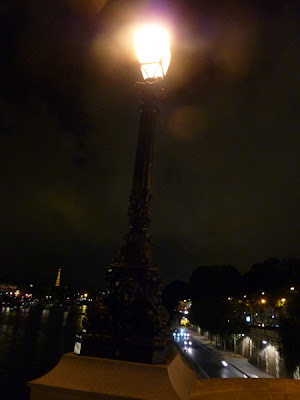 A streetlight on the Pont Neuf at Paris