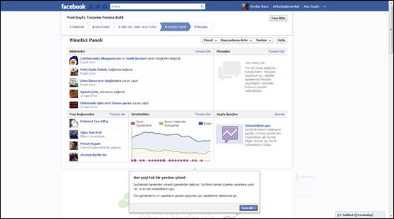 Facebook Sayfalar İçin Zaman Tüneli 