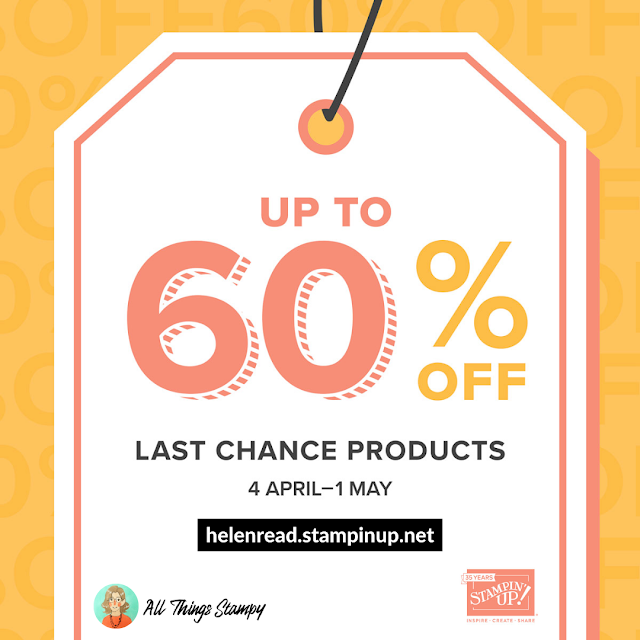 Last Chance stampin up retiring products