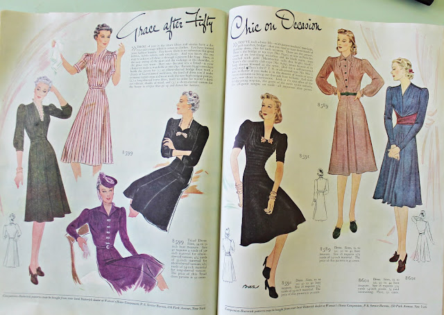 1930s womens fashion magazine spring dresses