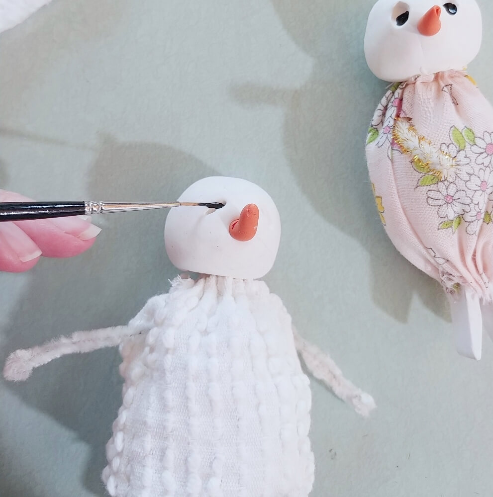 Polymer Clay Snowmen Figurines Tutorial