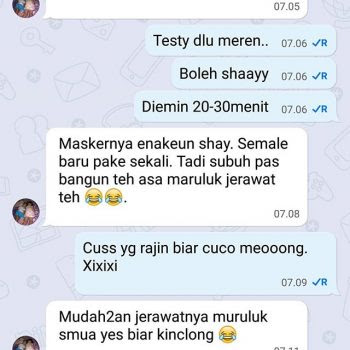 Testimoni Ertos Masker Jerawat