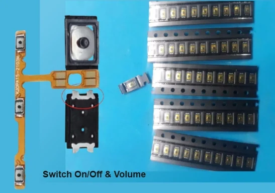 Switch  Tombol Power dan Volume