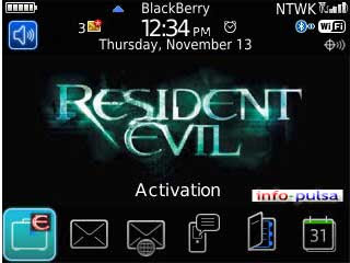 Tema Resident Evil - BlackBerry Theme
