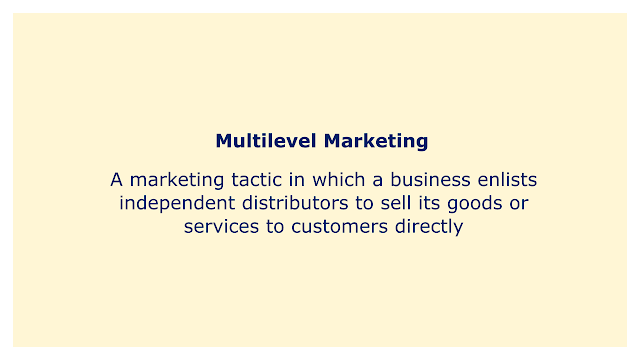 A marketing tactic in which a business enlists independent distributors to sell its goods or services to customers directly.