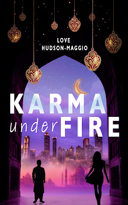 book cover of romance novel Karma Under Fire by Love Hudson-Maggio