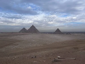 The Pyramid Complex from afar