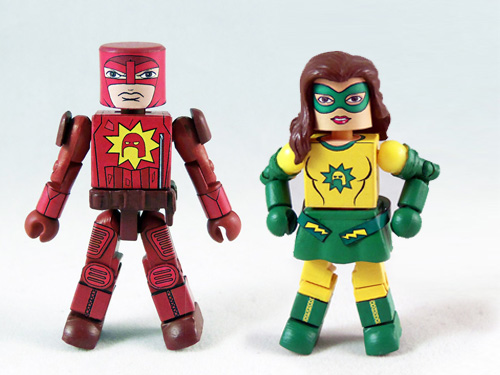 Super - Crimson Bolt and Bolite Minimates