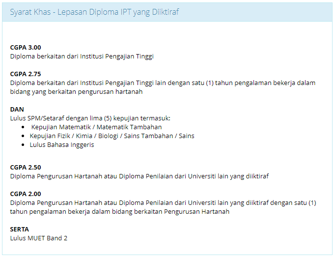 Akram Noor Sarjana Muda Degree Pengurusan Hartanah