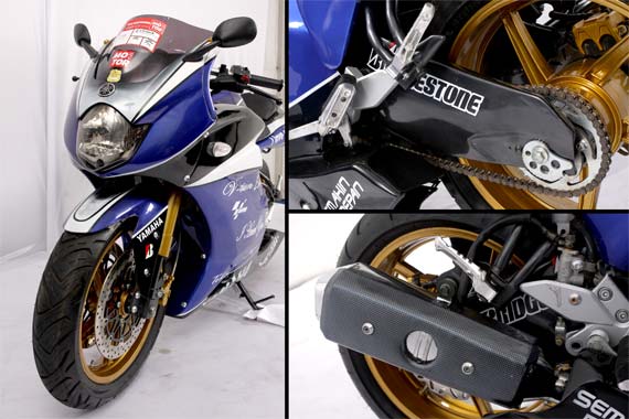 DATA MODIFIKASI Modifikasi Yamaha V-Ixion Konsep Gp Style title=