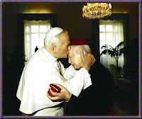 Pope John Paul II and Cardinal Kung