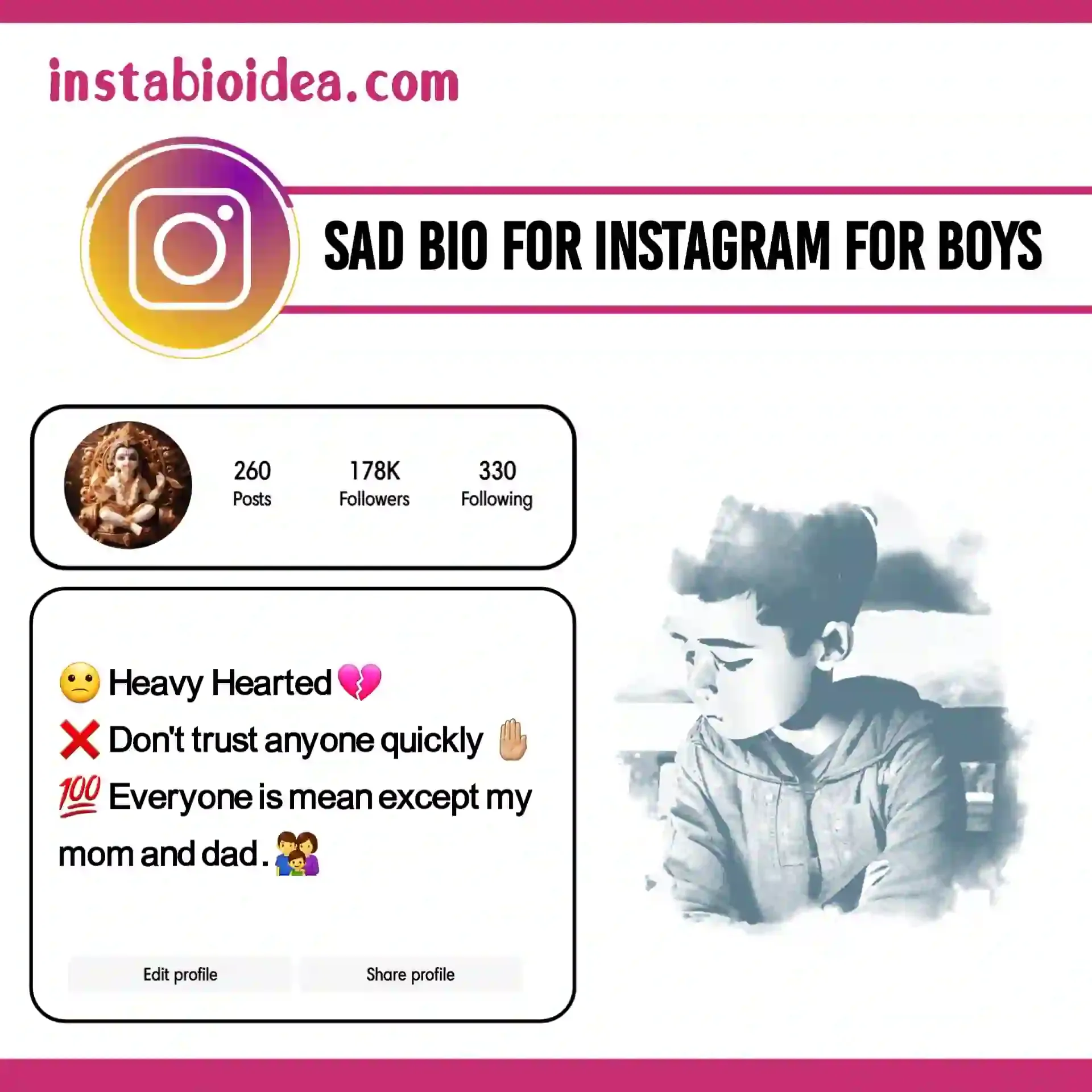 sad bio for instagram for boys image 3