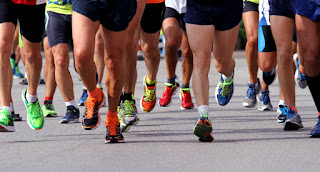 Runners, Legs, Feet, Marathon