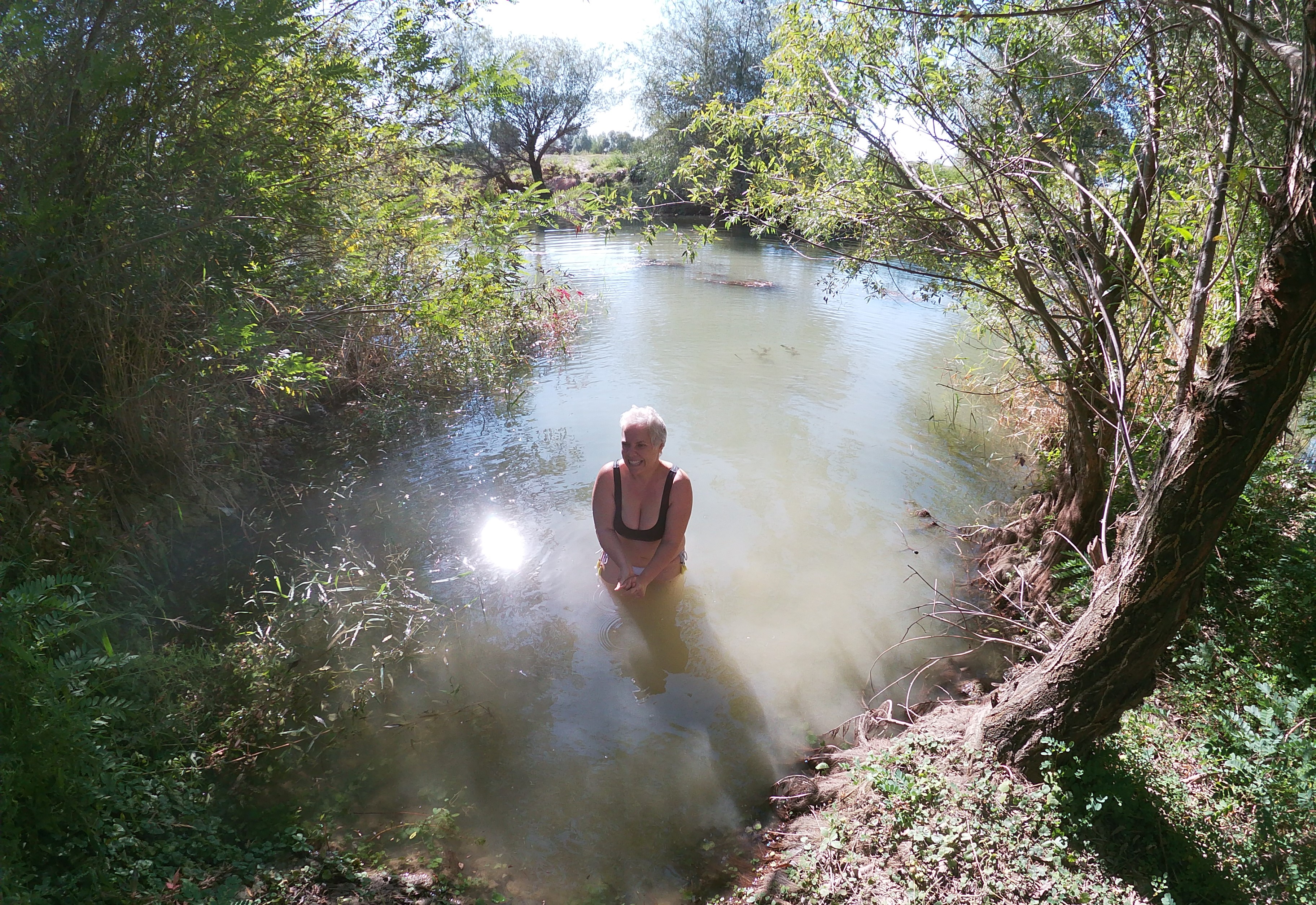 Wild swimming in Delta